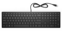 Клавіатура HP Pavilion 300, USB дротова, чорна (Українська розкладка)