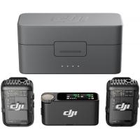 Бездротова мікрофонна система DJI Mic 2, 1Rx + 2Tx + зарядний кейс, для камер та смартфонів
