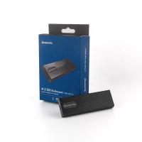 Корпус для M.2 NVME/SATA SSD CHIEFTEC CEB-M2C-TL, aluminium,USB 3.2 Gen2 Type-C, Black, RETAIL