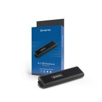 Корпус для M.2 NVME/SATA SSD CHIEFTEC CEB-M2C-TLE, aluminium,USB 3.2 Gen2 Type-C, Black, RETAIL