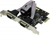 PCI-E Контролер 2xCOM (RS232), чіпсет Moschip 9922, RTL