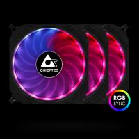 Вентилятор для корпусу 120mm*3 Chieftec Tornado CF-3012-RGB fan set