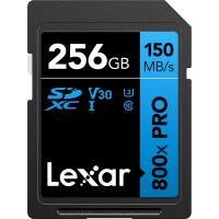 Карта пам'яті Lexar BLUE 800x PRO SDXC UHS-I 256GB U3 V30 R150MB/s (LSD0800P256G-BNNNG)