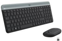Комплект бездротовий клавіатура та миша LOGITECH MK470 Slim Wireless Combo, GRAPHITE