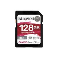 Карта пам'яті Kingston Canvas React Plus SDXC 128GB UHS-II U3 V60 R280/W100MB/s