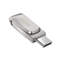 Накопичувач SanDisk 32GB USB 3.1 Type-A + Type-C Dual Drive Luxe, Срібний