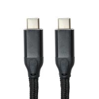 Кабель San Guan USB3.1 Type-C - Type-C PD 100W, 3м, чорний