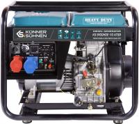 Генератор дизельний Konner&Sohnen KS 9100HDE-1/3 ATSR (EURO V), 230/400В, 6.5/6.0кВт, 7.5/7.0кВт, 1/3Фази, АВР(ATS), електростартер, 122кг
