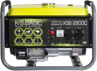 Генератор бензиновий Konner&Sohnen Basic KSB 2800C, 230В, 2.8кВт, ручний запуск, 36.6кг