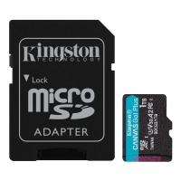 Карта пам'яті Kingston Canvas Go Plus microSDXC 1TB A2 U3 V30 R170/W90 MB/s + SD-адаптер