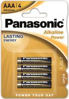 Батарейка Panasonic ALKALINE POWER лужна AAA блістер, 4 шт.