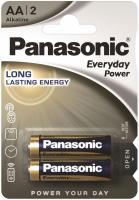 Батарейка Panasonic EVERYDAY POWER лужна AA блістер, 2 шт.