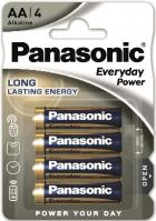 Батарейка Panasonic EVERYDAY POWER лужна AA блістер, 4 шт.