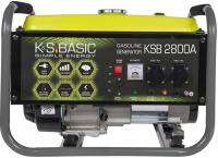 Генератор бензиновий Konner&Sohnen Basic KSB 2800A, 230В, 2.8кВт, ручний запуск, 36.2кг