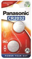 Батарейка Panasonic літієва CR2032 блістер, 2 шт