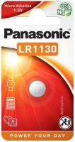 Батарейка Panasonic лужна LR1130(389, V10GA, AG10, RW49, G10, GP89A, LR54) блістер, 1 шт