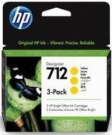 Картридж HP 712 DesignJet T230/T630 Yellow 3-Pack 29-ml