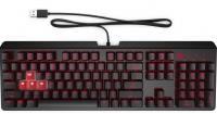 Клавіатура механічна HP OMEN Encoder, 104key, Cherry MX Red, USB-A, EN/RU, LED, чорний