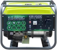 Генератор бензиновий Konner&Sohnen Basic KSB 6500C, 230В, 5.5кВт, ручний запуск, 66.6кг