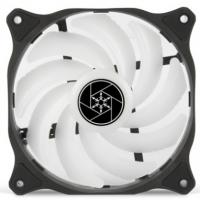 Корпусний вентилятор SilverStone Air Blazer AB120R-ARGB 120мм, 600-2200rpm, 4pin PWM, 3pin +5VARGB, 7.4-35.6dBa, чорний