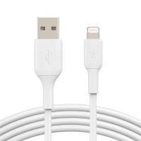 Кабель USB-A > Lightning заряджання/синхронізації Belkin 1м, PVC, білий