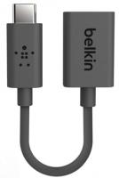 Адаптер Belkin USB-C > USB-AF, 0.14м, чорний