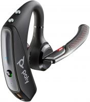 Гарнітура комп'ютерна моно In-ear Poly Voyager 5200 з адаптером BT700, USB-A, Bluetooth, всеспрямований, Acoustic fence, чорний