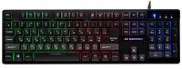 Клавіатура мембранна 2E GAMING KG280 104key, USB-A, EN/UA/RU, LED, чорний