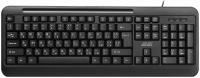 Клавіатура мембранна 2E KM1040 104key, USB-A, EN/UK/RU, чорний