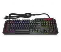 Клавіатура механічна HP OMEN Gaming Sequencer, 115key, LK Optical Blue, USB-A, EN/RU, RGB, чорний