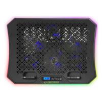 Підставка ESPERANZA EGC109 Galerne Notebook Cooling Pad під ноутбук з RGB підсвічуванням з підставкою для мобільного телефону