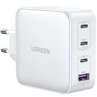 Зарядний пристрій Ugreen CD226 4xUSB 100W GaN (3хUSB-C+USB-A), білий