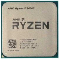 Центральний процесор AMD Ryzen 5 4C/8T 2400G (3.6/3.9GHz Boost,6MB,65W,AM4, Radeon Vega11) tray