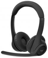 Гарнітура бездротова Logitech Zone 300 Wireless Headset BT, чорний (981-001407)
