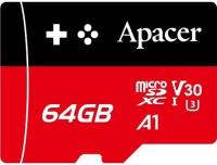 Карта пам'яті Apacer microSDXC 64GB C10 UHS-I U3 A1 R100/W80MB/s