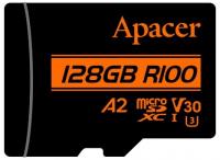 Карта пам'яті Apacer microSDXC 128GB C10 UHS-I U3 A2 R100/W80MB/s + SD