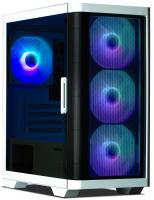 Корпус Zalman M4 без БЖ, 2xUSB3.0, 1xUSB2.0, 4x120мм ARGB, VGA 320мм, LCS ready, TG Side Window, mATX, білий