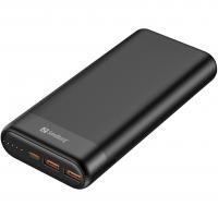 УМБ Sandberg PD 20000 mAh 65W 3A QC3.0, UPS mode, USB, 2хType-C OUT