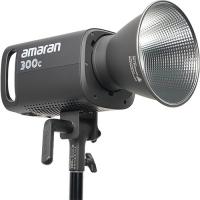 Студійний LED освітлювач Aputure Amaran 300c, 300W RGBWW, 2500K - 7500K, Bowens (сірий темний)