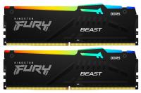 Пам'ять ПК Kingston DDR5 16GB KIT (8GBx2) 6000 FURY Beast RGB (KF560C36BBEAK2-32)