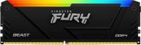 Пам'ять ПК Kingston DDR4 32GB KIT (16GBx2) 2666 FURY Beast RGB (KF426C16BB12AK2/32)