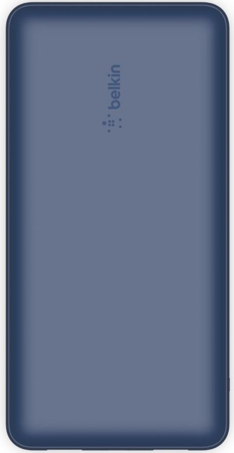 Портативний акумулятор Power Bank Belkin 20000mAh, 15W, Dual USB-A, USB-C (Blue)