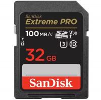 Карта пам'яті SanDisk Extreme Pro SDHC 32GB C10 UHS-I U3 V30 R100/W90MB/s
