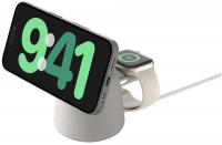 Зарядний пристрій бездротовий Belkin 2в1 MagSafe iPhone/Watch/AirPods, Sand Mass