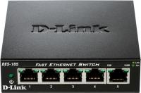 Комутатор D-Link DES-105/E 5xFE, Некерований, Метал