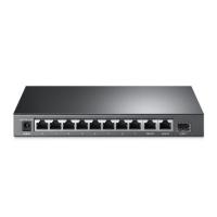 Комутатор TP-LINK TL-SG1210MP 10xGE (8xPoE), 1xSFP, 123Вт, Некерований