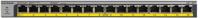 Комутатор NETGEAR GS116PP 16xGE PoE, 183Вт, Некерований