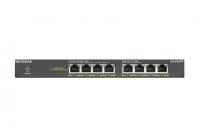 Комутатор NETGEAR GS308PP 8xGE PoE, 83Вт, Некерований