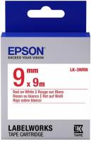 Картридж зі стрічкою Epson LK3WRN принтерiв LW-300/LW-400/ LW-400VP/LW-600P/ LW-700/LW-Z710/LW-900P/ LW-1000P/LW-Z5000BE Std Red/Wht 9mm/9m