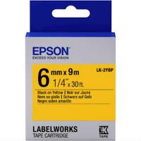 Картридж зі стрічкою Epson LK2YBP принтерів LW-300/LW-400/ LW-400VP/LW-600P/ LW-700/LW-Z710/LW-900P/LW-1000P/ LW-Z5000BE Pastel Blk/Yell 6mm/9m